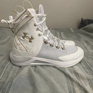 Under Armour Highlight Ace White Metallic Gold
